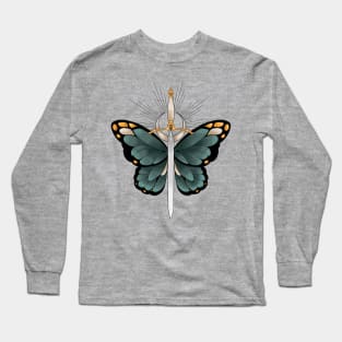 Butterfly Dagger Long Sleeve T-Shirt